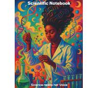 A4 Lab Notebook for Women in STEM | Science Journal with Graph Paper & Inspirational Quotes: Science Needs Her Voice - Surrealist MolyBoly Edition
