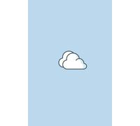 A4 Lined Notebook with Blue Cloud Design | 96 Pages for Writing, Journaling & Notes: Soft Blue Sky Notebook with Cloud Aesthetic