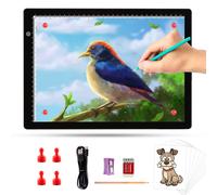 A4 Magnetico Tavoletta Luminosa per Disegnare con 4 magneti LED Ultrasottile