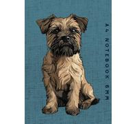 A4 Notebook 6mm: Brussels Griffon Dog Lined Exercise Book