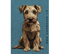 A4 Notebook 6mm: Irish Terrier Dog Lined Exercise Book