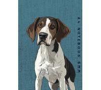 A4 Notebook 6mm: Treeing Walker Coonhound Dog Lined Exercise Book