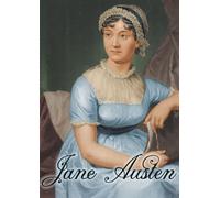 A4 notebook: Great Writers Series. Jane Austen. A4 vintage journal with 124 cream colored dotted bullet journal pages.