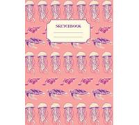A4 Pink Ocean Sketchbook - 200 Page (100 sheet) Art Journal for All Ages