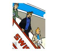 A4 Plastic Folder The Adventures of Tintin The SwissAir Plane (15170)