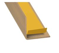 A4 - Quadretto in PVC di quercia chiaro, 20 x 20 cm, 1,30 m