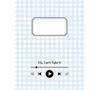 A4 RULED NOTEBOOK - Can't Fake It by Freya Skye: A4 College Ruled Notebook, 250 Pages, Thick College Ruled Paper Notebook for School, University, ... by Freya Skye lyrics, for Everyday Writing