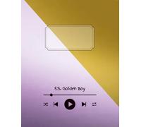 A4 RULED NOTEBOOK - Golden Boy by Freya Skye: A4 College Ruled Notebook, 250 Pages, Thick College Ruled Paper Notebook for School, University, Notes & ... Boy" by Freya Skye, for Everyday Writing