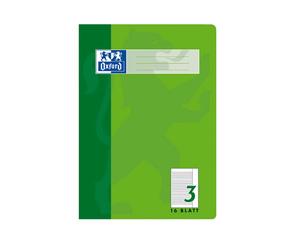 A4 Ruled School Exercise Books White Margin on Right Ruled 3 16 sheets Green