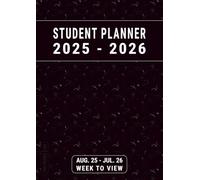 A4 Student Planner 2025-2026: Homework Diary Secondary School UK with Time Table , Academic Year 25/26 for KS3 KS4 Boys | Black