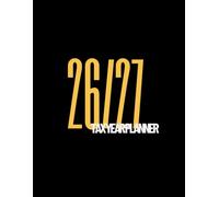 A4 Tax Year Dairy 2026-2027 With Monthly Accounts Section: Business Year Week To Page Diary With Contacts and Password Reminder