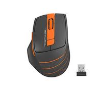 A4 Tech FG30 - Mouse ottico wireless 16 in 1, colore: Grigio/Arancione