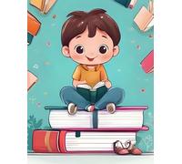 A4 Wide Lined Notebook: Cute design, back to school