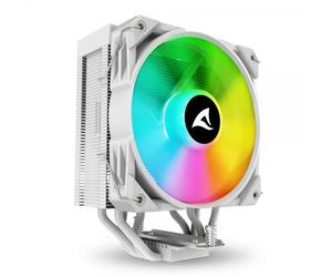 A40RGBWHITEAIRCOOLER Sharkoon A40 RGB Processore Raffreddatore d'aria 12 cm Bian