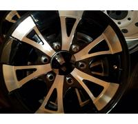 A411 BLACK16X6 Alluminio Rimorchio Rv Ruote 6x5.5 Rimorchio Città Diretta