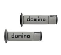 A450 COPPIA MANOPOLE GRIGIO / NERO RACING DOMINO UNIVERSALI
