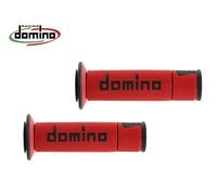 MANOPOLE DOMINO A450 MOTO SCOOTER STRADALI Rosso Nero ON ROAD RACING Forate