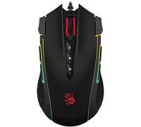 A4Tech Bloody J90S - Mouse da gioco a 4 core attivato, RGB personalizzabile, 8.000 CPI / 150IPS, 6 modalità Sniper, 2 pulsanti di fuoco extra, asse X/Y regolabile, stivale armatura X'Glide in metallo