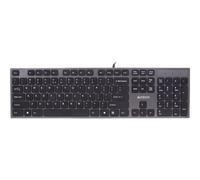 A4tech KV-300H Full-size (100%) Cablato USB Grigio 104 keys A4TKLA39976