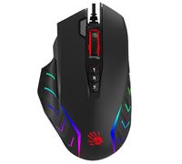 A4tech Mouse da gioco, USB, 8000 DPI, guide in metallo, J95 RGB Pixart (Attivato)