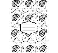 A5 Black & White Paisley Notebook - 160 Pages | Stylish Paperback for Students - Perfect for Writing, Planning, Notes: Perfect for Students - ... Homework, Planning & Study Sessions