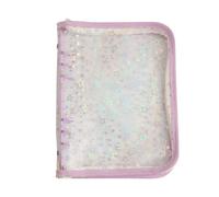 A5 Budget Raccoglitori Cover Con Cerniera Glitter Stars A5 6 Raccoglitori Agenda