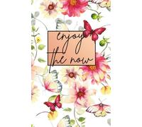 A5 Colourful Floral ruled lined mini notebook journal, soft cover paperback cover, notepad, memo, girls, students, traveller, school supplies, note taking and the office 196 pages