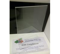 A5 Doppio Lato Trasparente Acrilico perspex Verticale Menu Supporti Poster