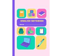 A5 English Notebook: Trendy Notebook with ruled lines: 120 pages Lined English Journal for Students, GCSE & A-Level Revision Notes, Lab Records, Homework, and Study Planning