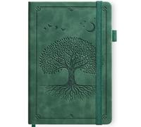 A5 Hardcover Lined Journal Notebook - Dark Green - 300 Pages