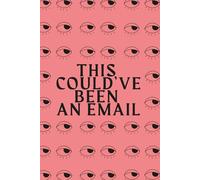 A5 Lined Notebook Diary, Journals for Women Men, Paperback, 150 Pages, for Writing, Work, Study, Sarcastic Print - Pastel Red: "This Letter Could've Been An Email"