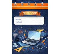 A5 Lined Notebook for High School Students: College Ruled Writing Notebook for Teens | 50 Lined Pages | Paperback