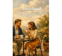 A5 Lined Notebook - Paris Café Design