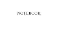 A5 Notebook 100 Lined Pages Matte White Notepad for Office School College University Home Business Writing Note Taking Office Stationery