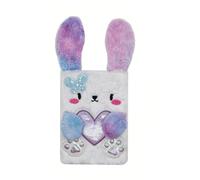 A5 Plush Fluffy Bunny Ruled Diary Notebook Writing Pad Journal Planner