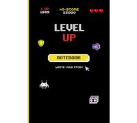 A5 Retro Pixel Quest Notebook: 80s Arcade Style A5 Notebook for Gamers, Students, Work and Friends & Retro Gaming Fans