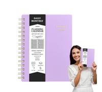 A5 Spiral Daily Planner Notebook, Efficient Portable Appointment Planner, Smooth Writing Task Checklist Organizer, Planner for Family, Friends, and Colleagues, Task Organizer for Home