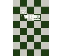 A5 The Notebook by Olivia Audrey Creative: Personal Small Journal, Intro page and 200 Lined pages, Grid Cover Design, Minimal Style