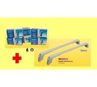 A5500+66 BARRE PORTATUTTO PORTAPACCHI ALLUMINIO DISCOVERY GEV NO BARRE LONGITUDI