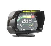 A580 OBD2 Car Head Up Display HUD Smart Car Temperatura Acqua E Olio Turbo RPM Gauge Misuratore Automatico Di Tensione Di Velocità Digitale