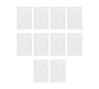 A6 Binder Inserts - 10 Pieces 6-Ring Planner Refill Pages for Card | Top Loading Protectors for Cash Organizer Business Card Tracker Stickers Trading Students Teachers Writers