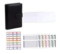 A6 Budget Binder Planner, Sistema di busta in contanti, organizzatore di risparmio con cerniera con sfida/5 × 7