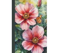 A6 Floral Notebook: Blank Journal for Notes, Journaling, Sketching & Everyday Writing | 4 x 6 Inch Pocket Diary | 180 Numbered Plain White Pages | ... Gift for Women, Students & Nature Lovers