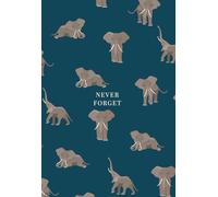A6 Notebook Journal - Elephant Pattern Design: Perfect for Office Home School Business Writing & Note Taking