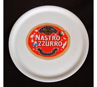 A6 - VASSOIO PIATTO PIZZA IN CERAMICA BIRRA BIER BEER NASTRO AZZURRO 30,50 cm.