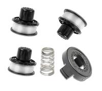 A6226-XJ Grass Strimmer Spool & Line Kit - 6 bobine + 1 copertura + 1 molla Compatibile con Black & Decker GL250/GL310/GL360/ST5000 | Sostituzione automatica di alimentazione da 1,6 mm x 6 m