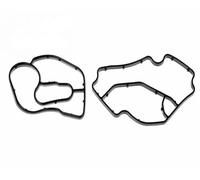 A6421801410 A6421840080 Guarnizione alloggiamento filtro olio Griglia olio Anello di tenuta Kit adatto per Mercedes Adatto per Benz 642 Guarnizione di tenuta custodia del filtro dell'oli