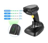 A66DZ-E - Lettore scanner barcode 1D 2D QR con base - Bluetooth + Wifi 2.4ghz - Indicatore Stato batteria