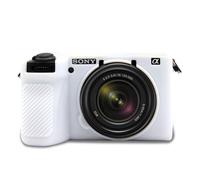 A6700 Custodia Easy Hood in silicone per fotocamera Sony Alpha 6700 DSLR Custodia morbida antigraffio Slim Fit Body Skin Protector Bianco