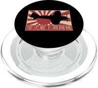 A6M Zero giapponese WW2 aereo da combattimento bandiera del PopSockets PopGrip per MagSafe